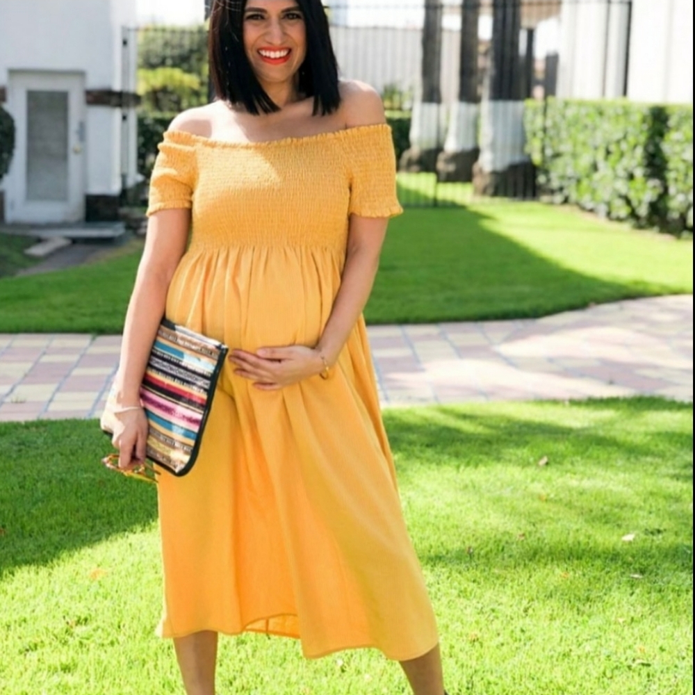 Maternity flowy dress